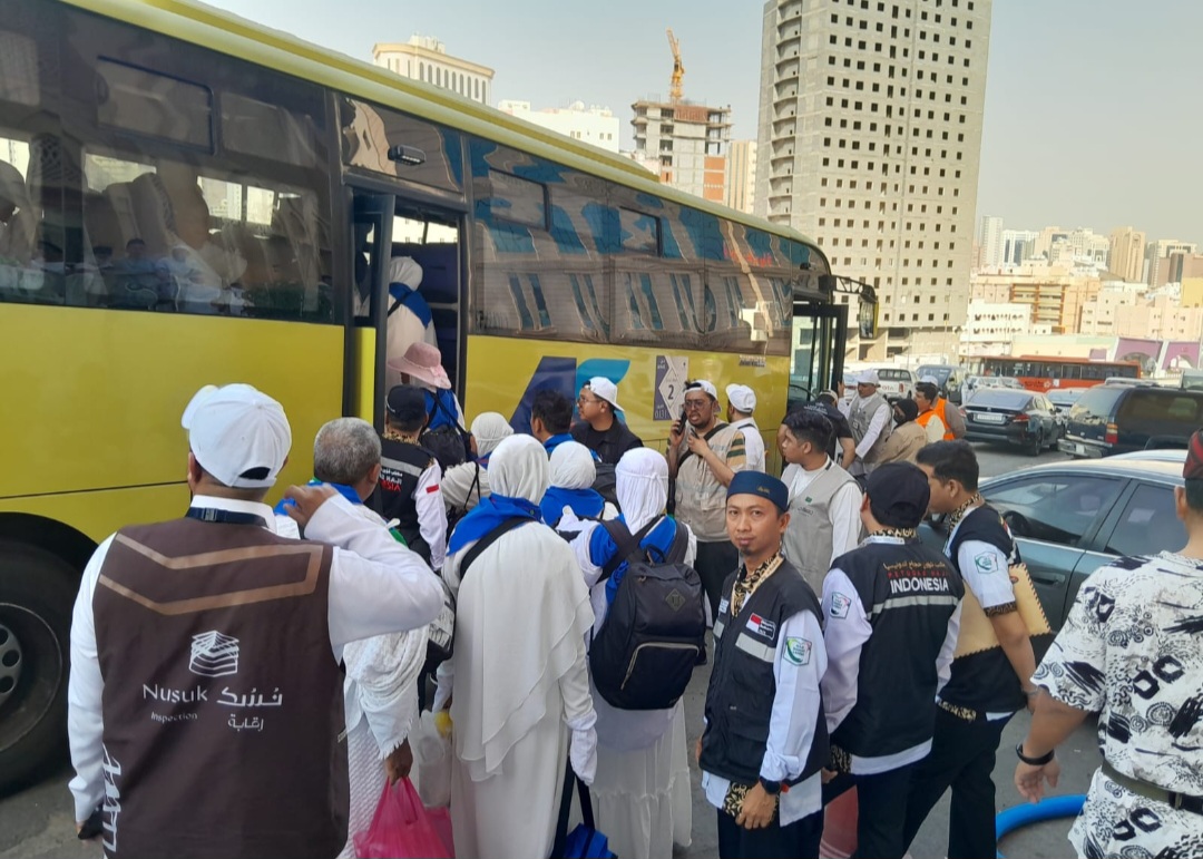 5.328 Jamaah Haji Riau didorong Menuju Arafah