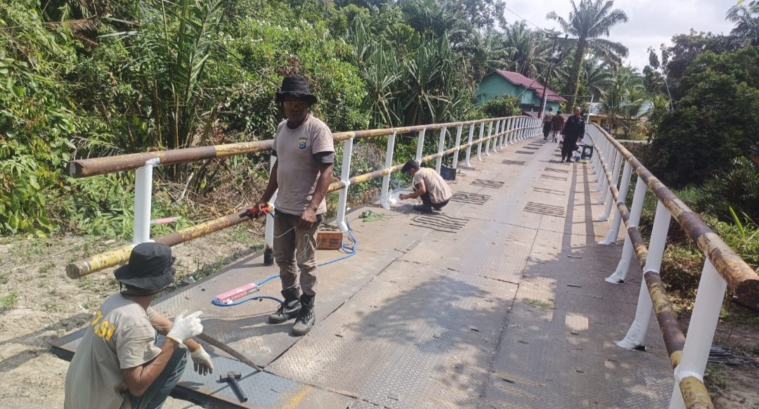Renovasi Jembatan Sungai Penyengat Terus Dikebut