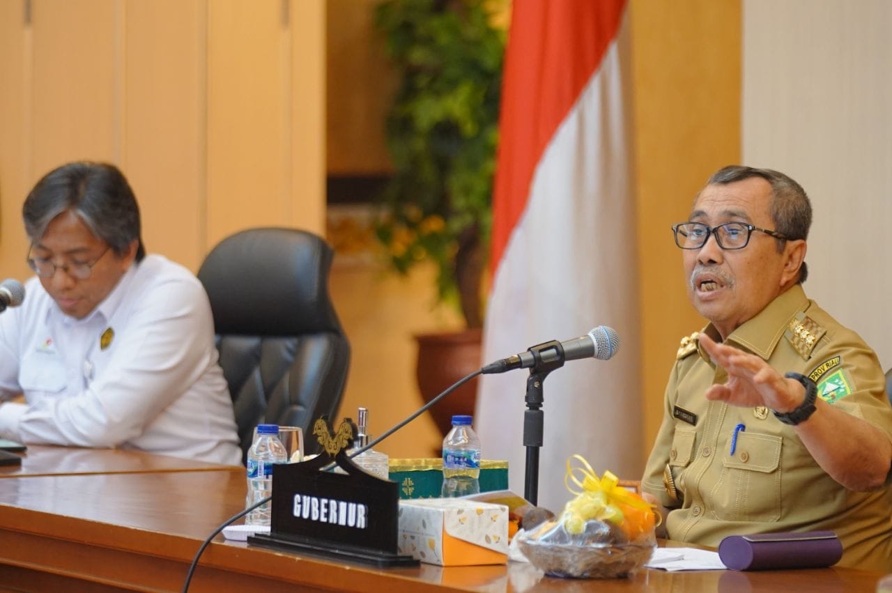 Perkuat Sinergi dengan Pemprov Riau, Kepala SKK Migas-KKKS Sumbagut Temui Gubri