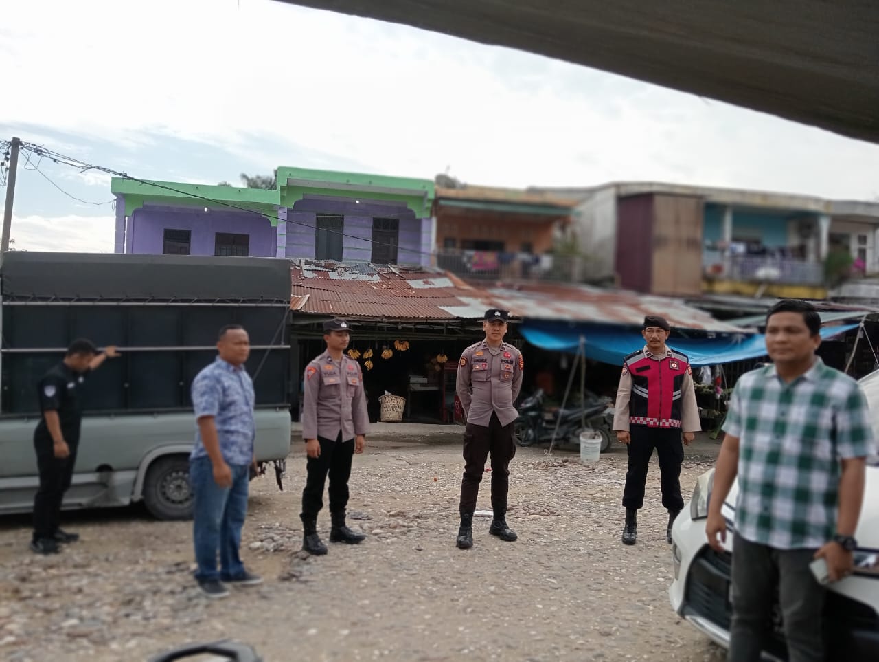 Jaga Stabilitas Kamtibmas dan Cegah Karhutla, Personel Polres Siak Patroli C3  di Dayun
