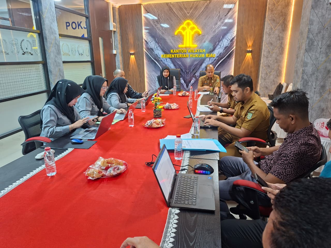 Kanwil Kemenkum Riau Pastikan Kesesuaian Kewenangan dan Kepastian Hukum