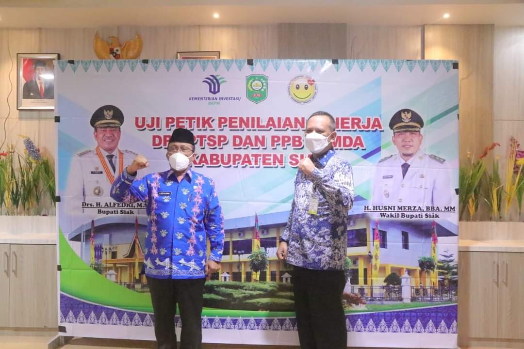 Kabupaten Siak Masuk 9 Besar PTSP dan PPB Sangat Baik se Indonesia