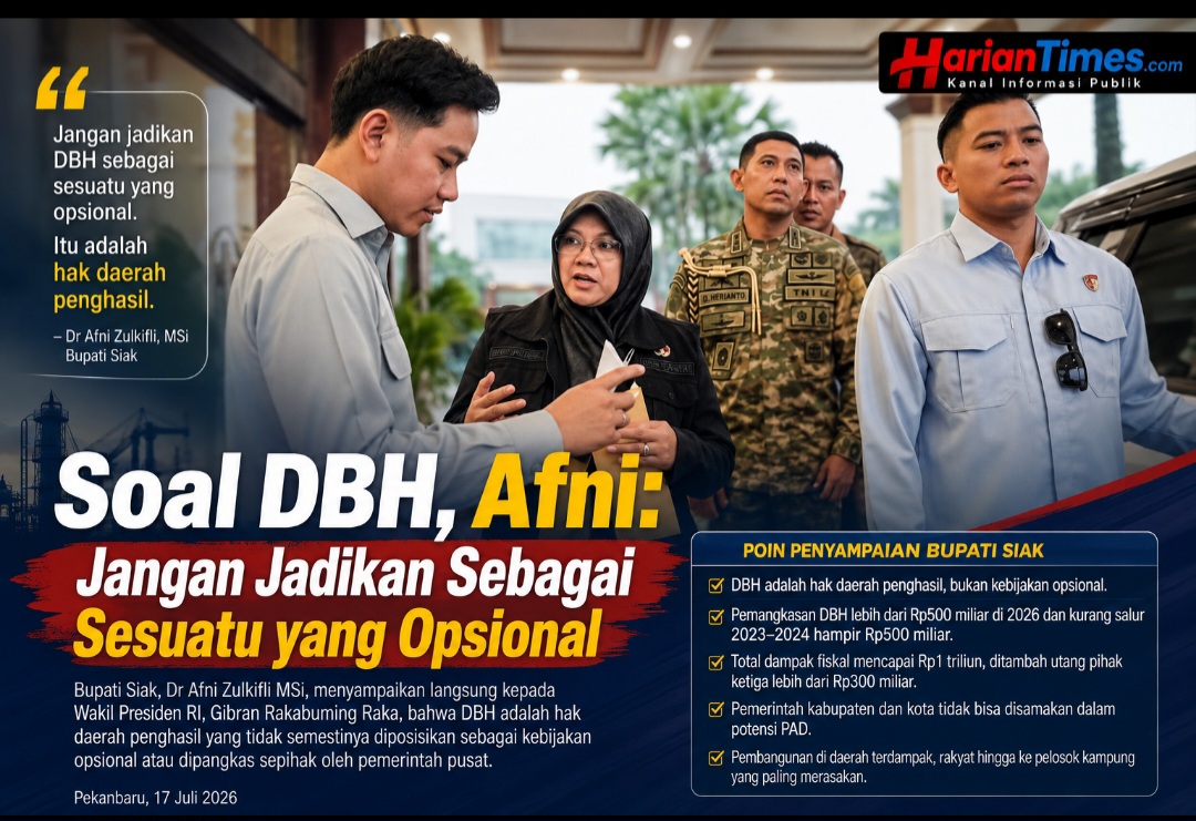 Soal DBH, Afni: Jangan Jadikan Sebagai Sesuatu yang Opsional