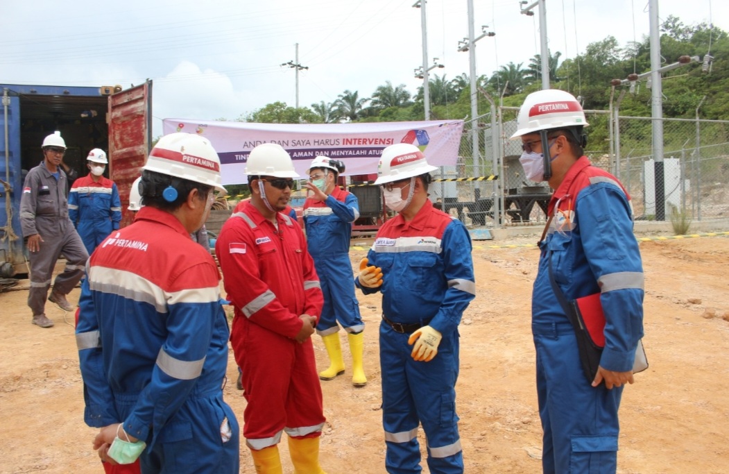 Tinjau Pengeboran Sumur Rig 01-BNT di Minas, Jaffee: Setiap Pekerja Harus Disiplin Golden Rules