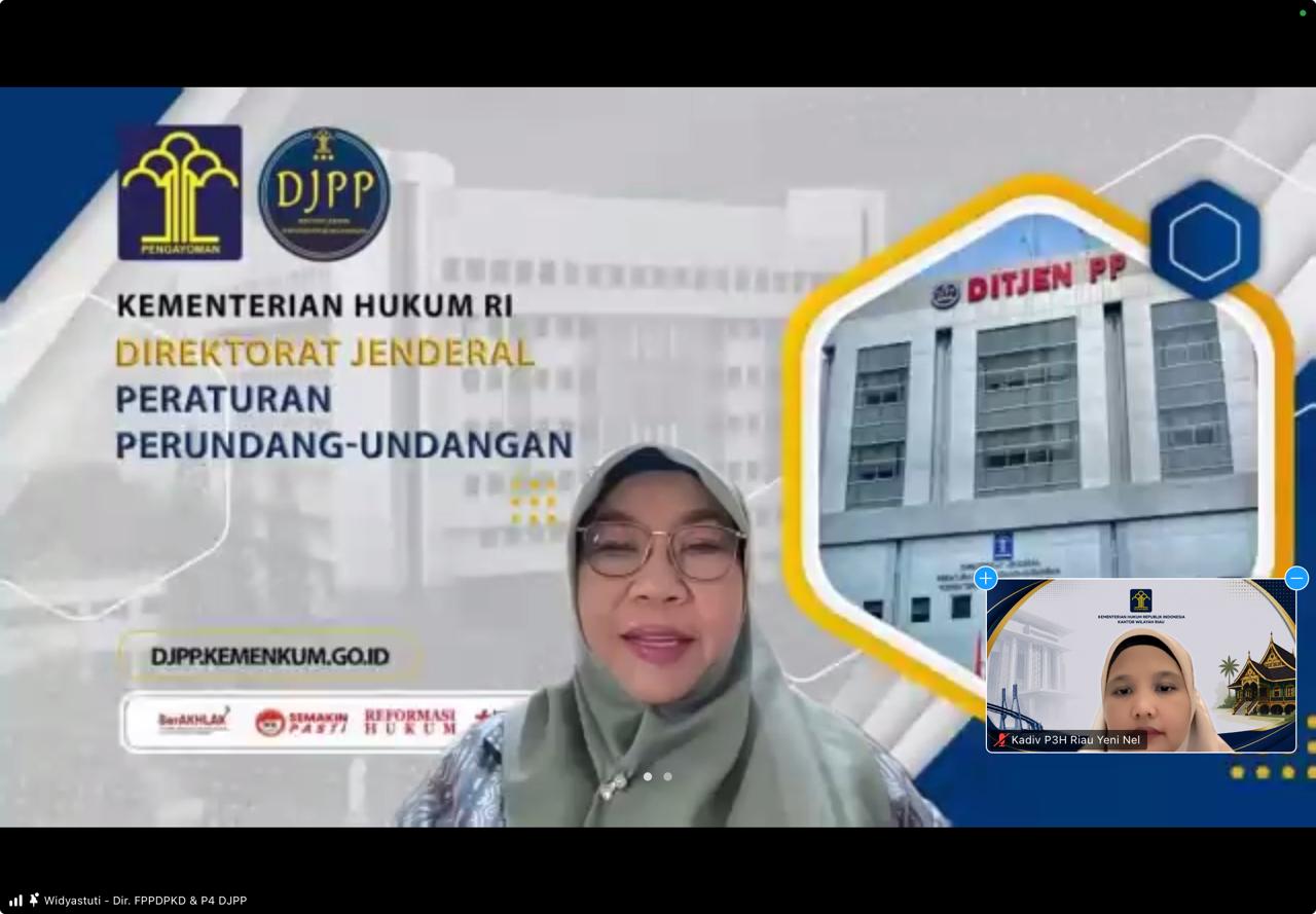 Kemenkum Riau Perkuat Kompetensi Perancang Peraturan