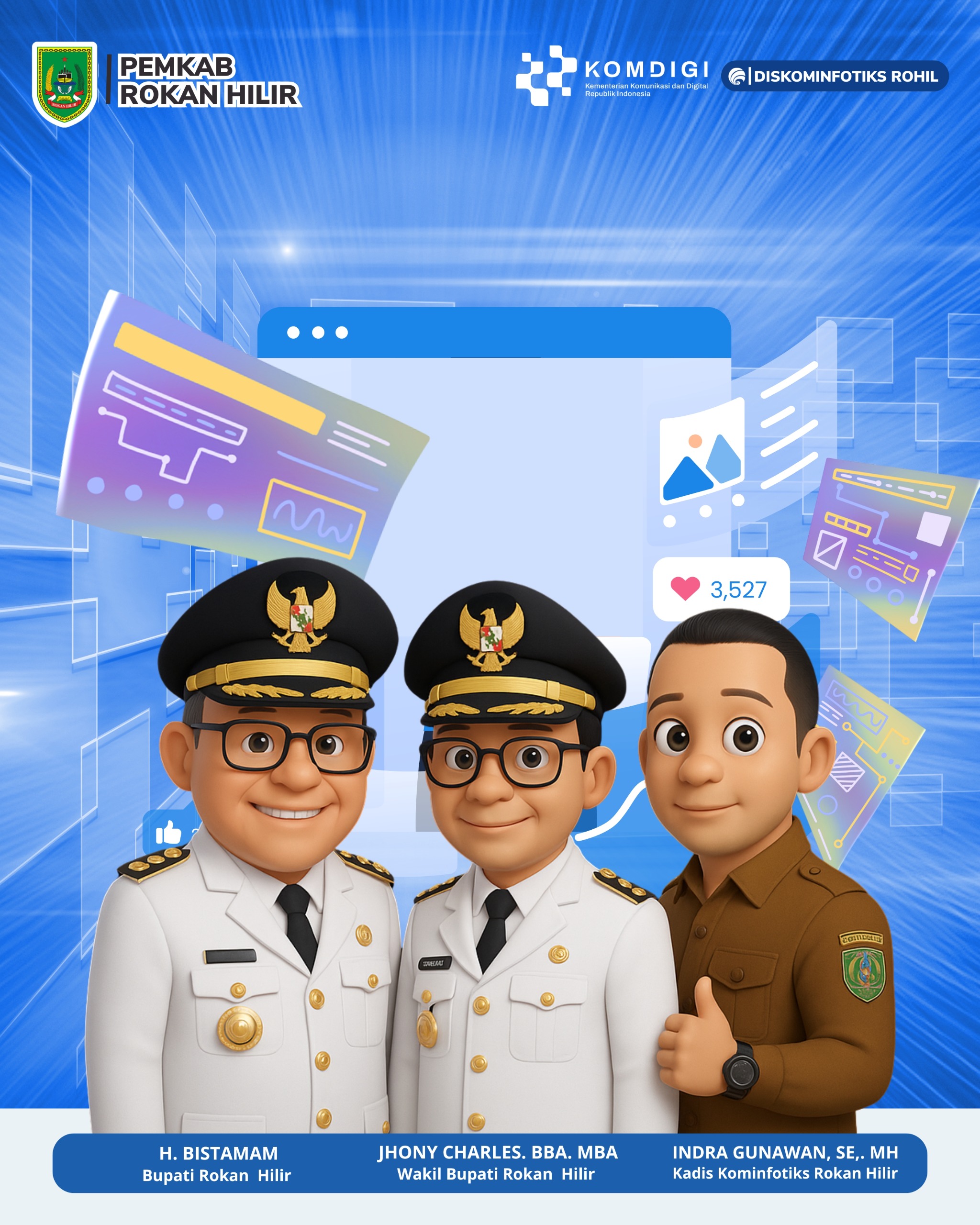 Pemkab Rohil Gandeng Kemenkomdigi Cetak Talenta Digital