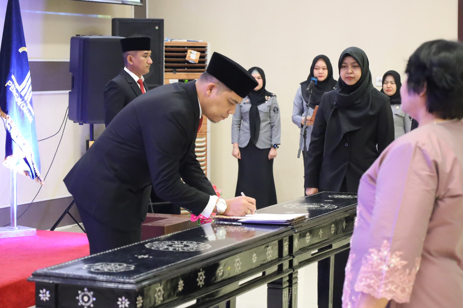 Lantik MPD Notaris Bengkalis, Rudy Hendra: Jaga integritas dan Profesionalitas