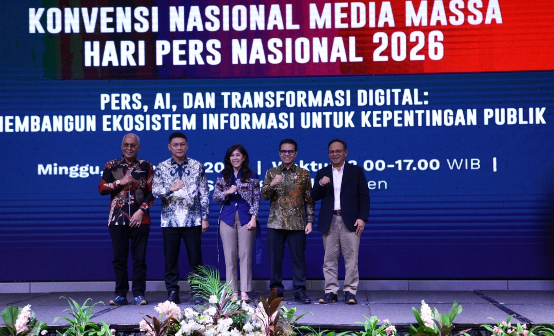 Buka Konvensi Nasional Media Massa HPN 2026, Meutya Hafid: Transformasi Digital Tidak Boleh Menggerus Pilar Demokrasi