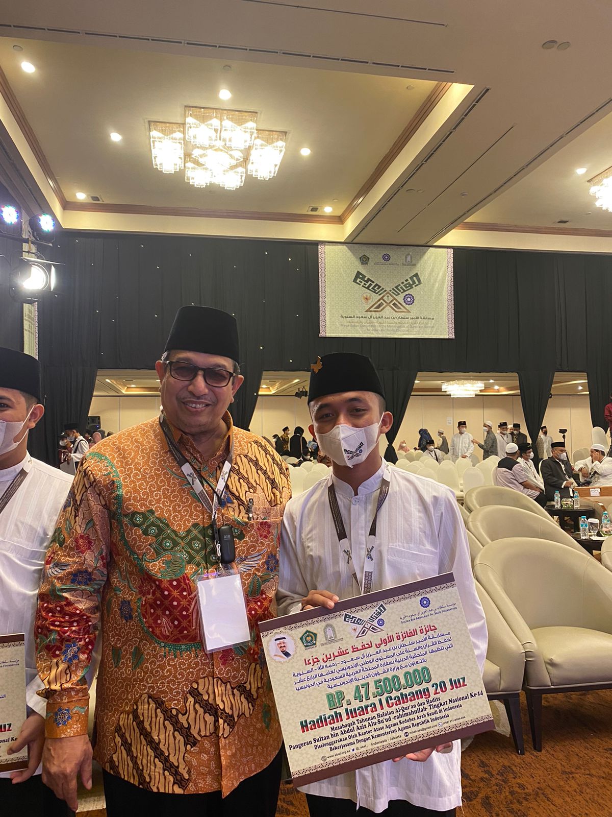 Anak Riau Juara Terbaik I MHQH Pangeran Sultan Bin Abdul Aziz Abu Suud