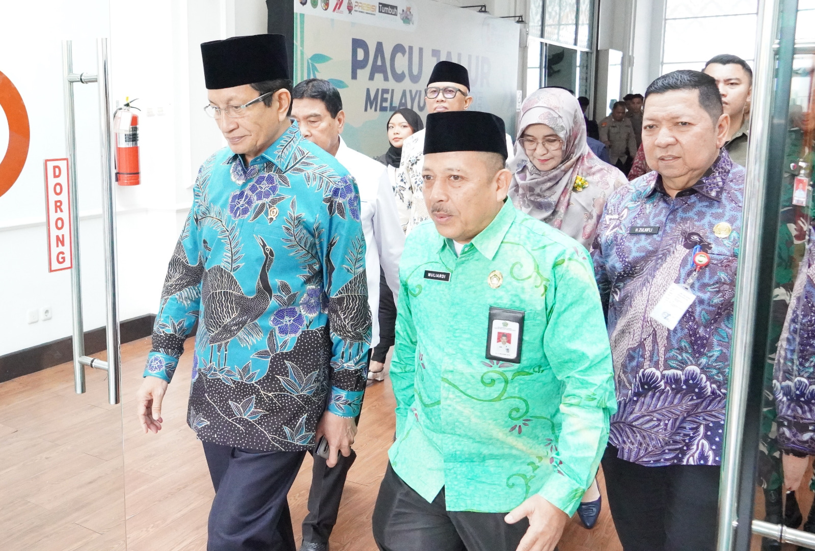 Menag RI Kunker ke Pekanbaru, Muliardi: Jadi Energi Positif bagi Kami di Kemenag Riau.