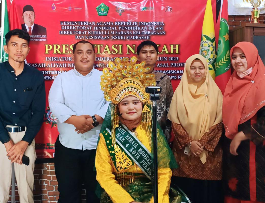 Jely Angraini, Inisiator Muda Moderasi Beragama MAN 4 4 Pekanbaru Wakili Riau ke Jakarta