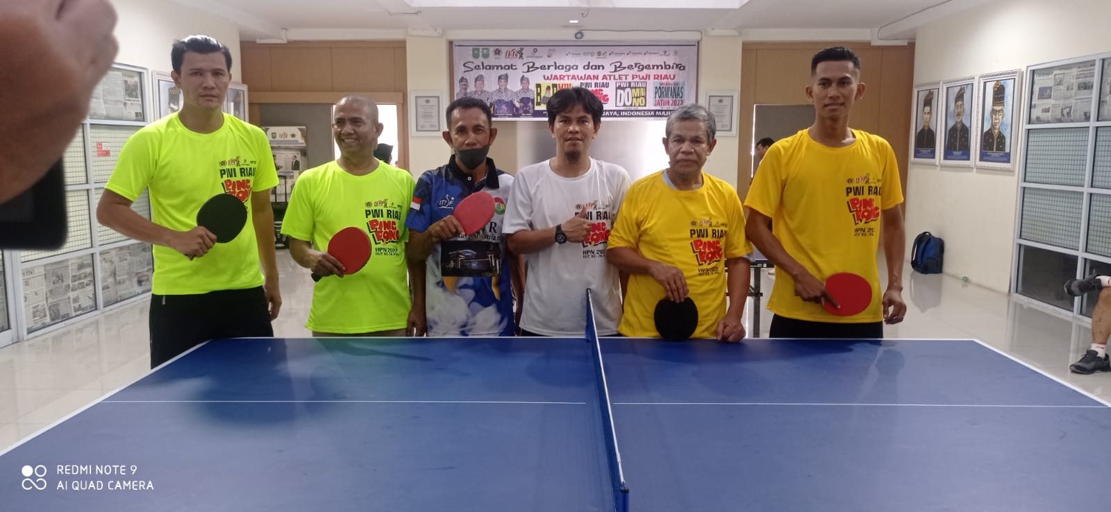 PWI Riau Gelar Kejuaraan Tenis Meja dan Domino, Abdul Gafur: Silakan Daftar dan Rebut Hadiahnya