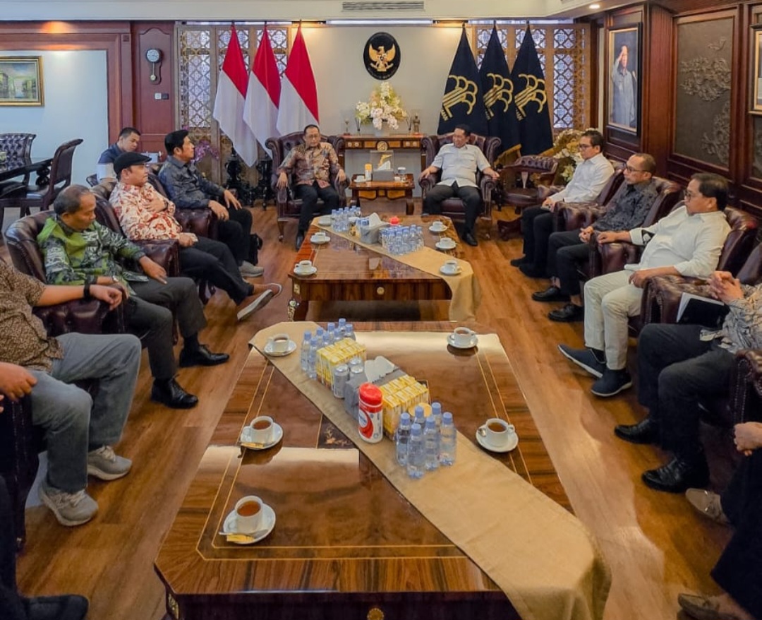 Panitia Kongres PWI Temui Menteri Hukum dan Kapuspen TNI