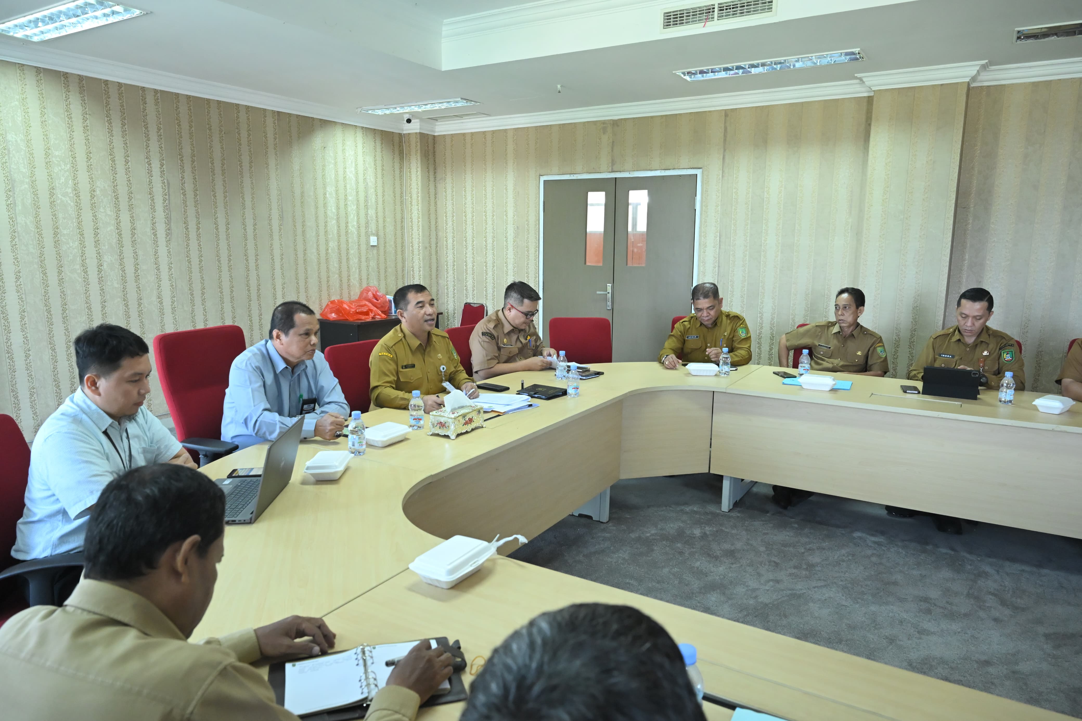 Pemkab Rohil Bersama BPKP Riau Gelar Evaluasi Peran Fiskal dalam Pengendalian Inflasi Daerah