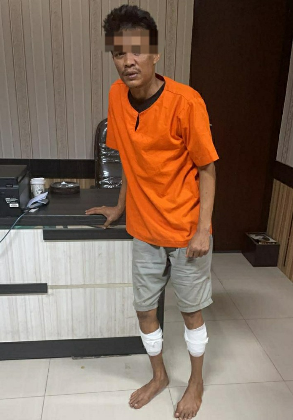 Berupaya Kabur, Burunon Tahanan Narkoba Polresta Dihadiahi Timah Panas
