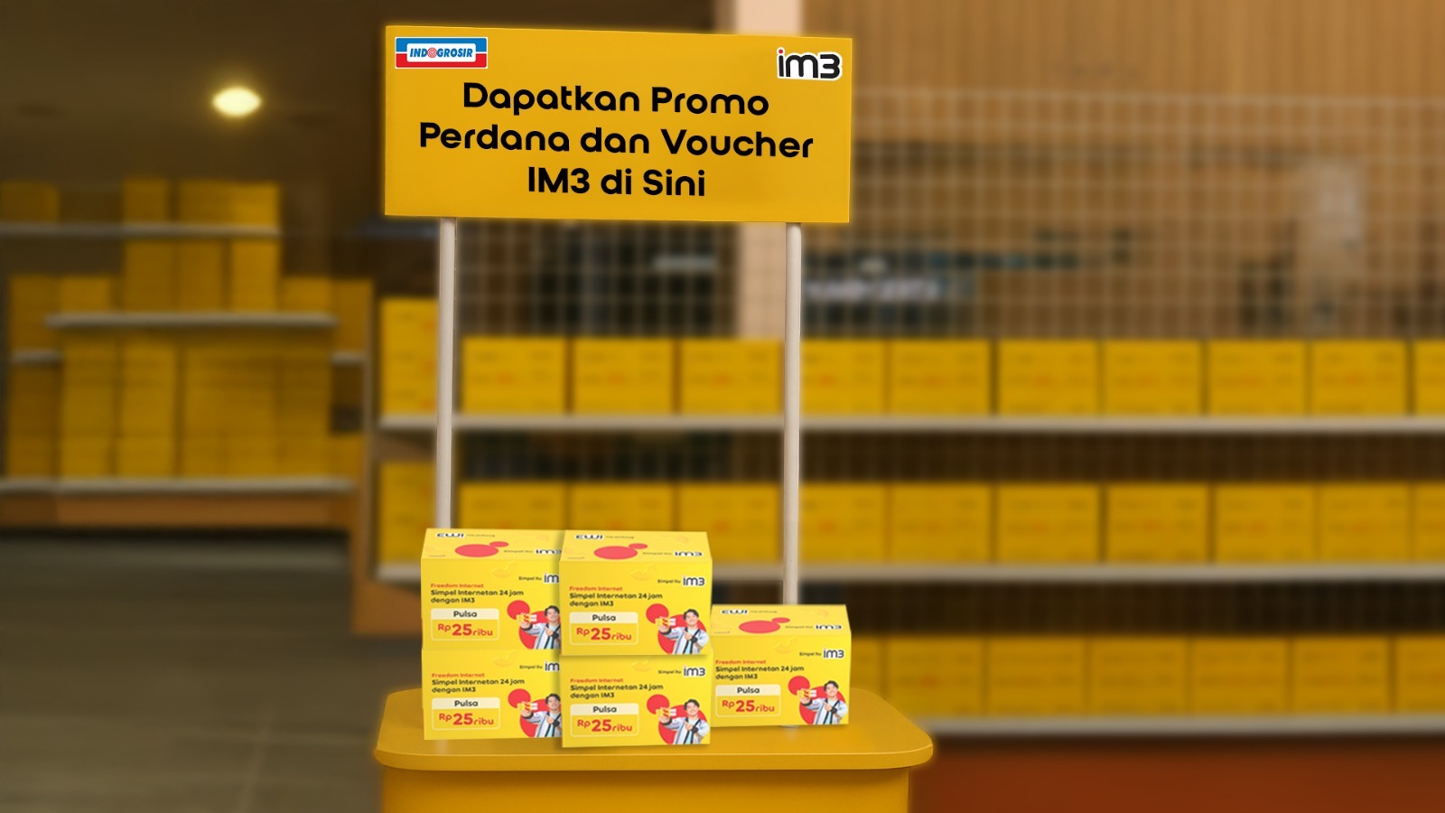 Buka Peluang Usaha Baru bagi Penjual Lokal, Indosat Hadirkan Voucher Pulsa Grosir di Indogrosir