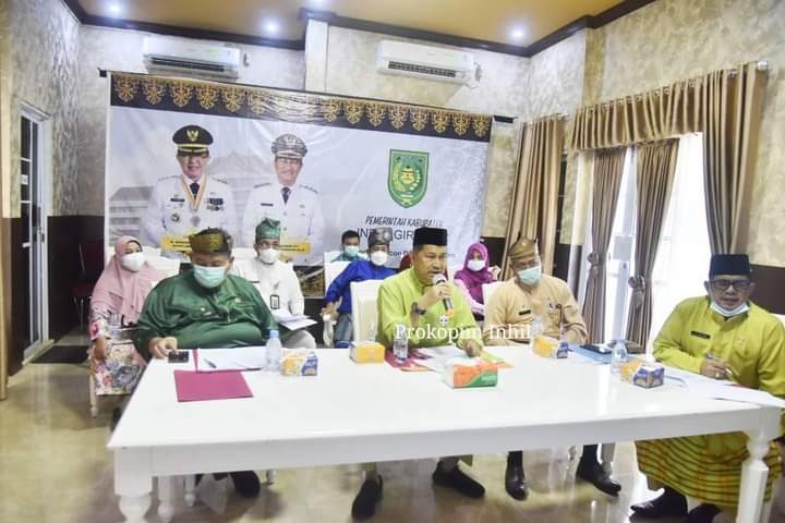 Wabup Inhil Syamsuddin Uti Pimpin Rapat Evaluasi DTKS