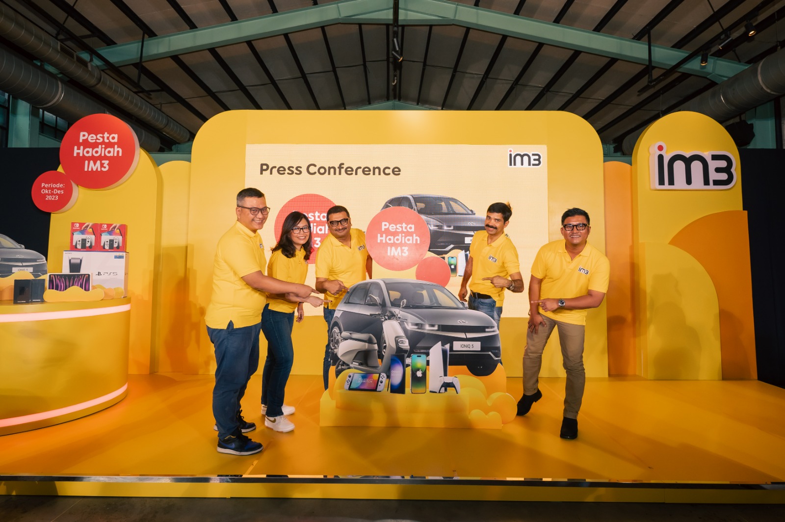 Program Pesta Hadiah IM3, Pelanggan Berpeluang Menangkan Mobil Listrik dan Ribuan Hadiah