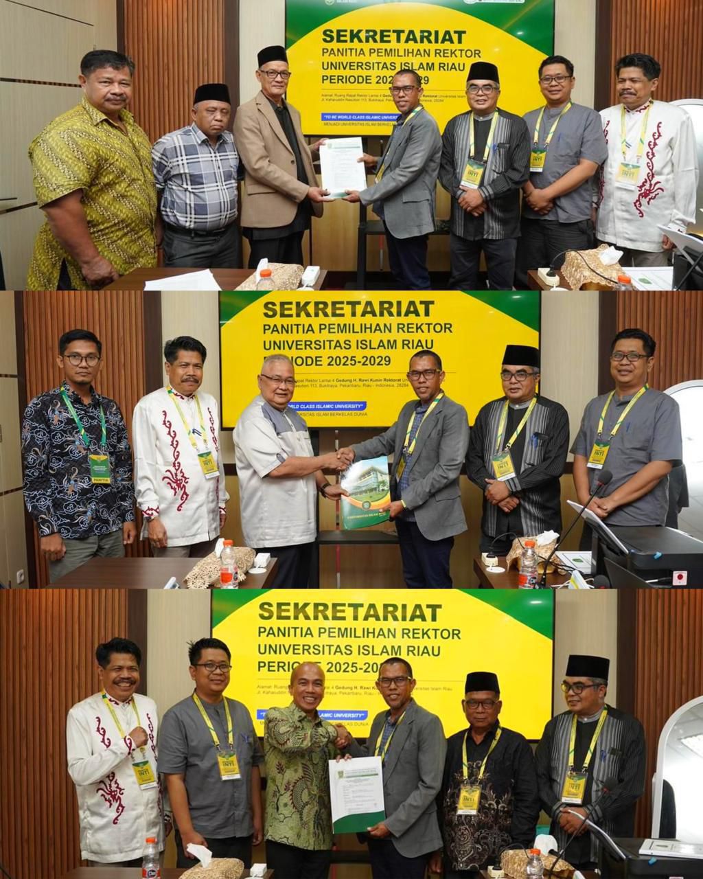 Tiga Calon Rektor UIR Periode 2025-2029 Resmi Ditetapkan Usai Penetapan Penjaringan Rapat Senat