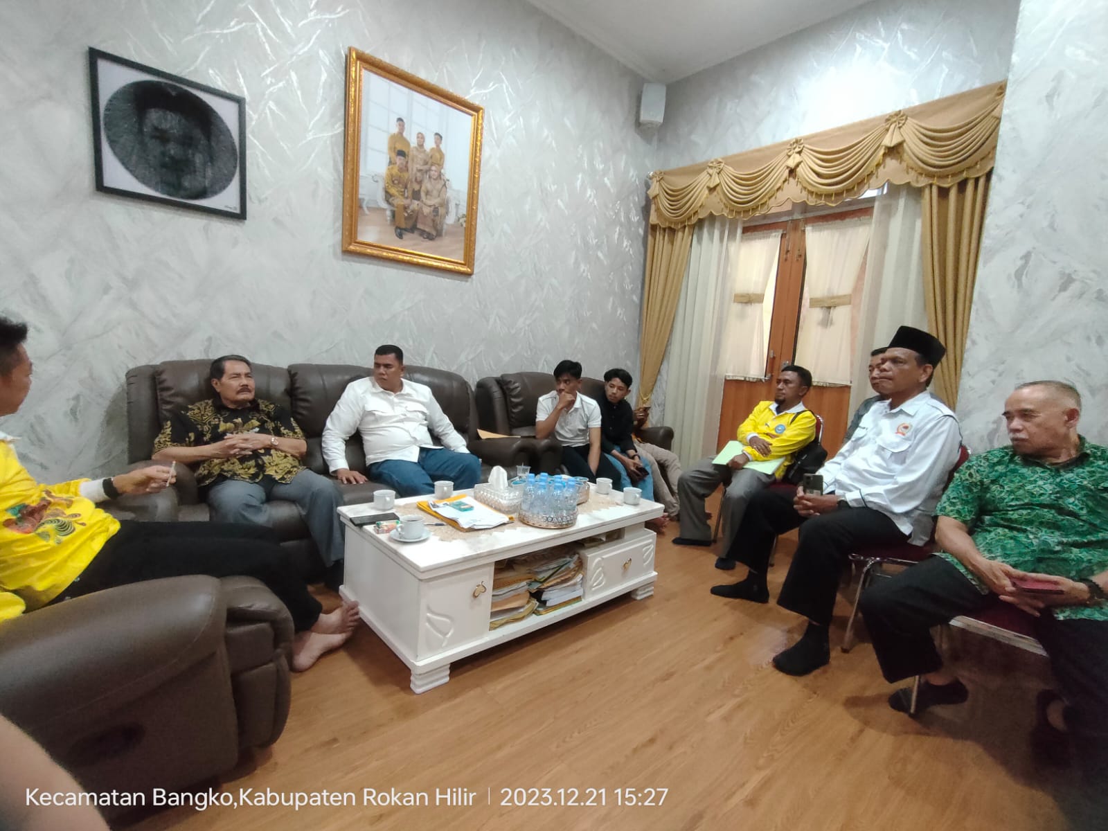 Silaturahmi dengan Bupati Rohil, Ketua FPK Riau Sampai Berbagai Peluang Kerjasama