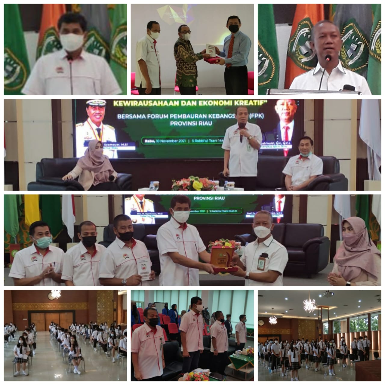Kunjungi Kampus UIR dan SMA Dharma Yudha, Tim FPK Riau Lakukan Sosialisasi dan Edukasi