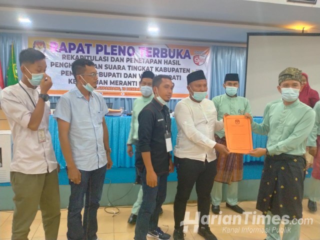 Hasil Rekapitulasi KPU Meranti, Adil-Azmar Raih Suara Tertinggi
