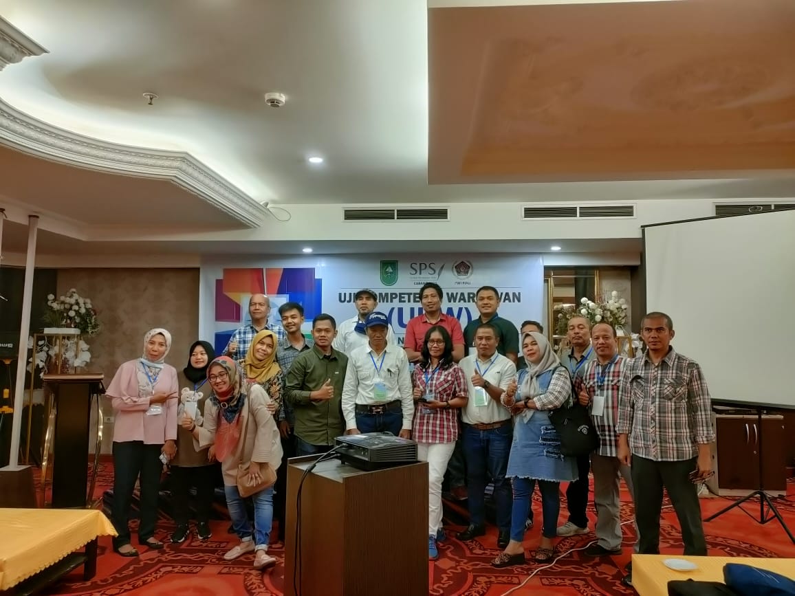 UKW SPS Cabang Riau dan PWI Riau, 28 Wartawan Dinyatakan Kompeten