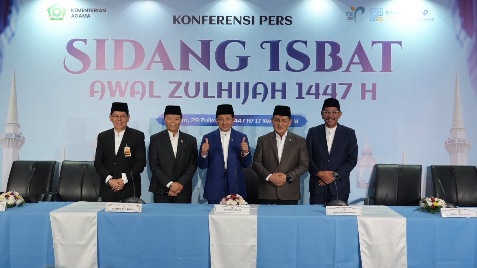 Sidang Isbat Penetapan Awal Zulhijjah 1447 H, Idul Adha 27 Mei 2026