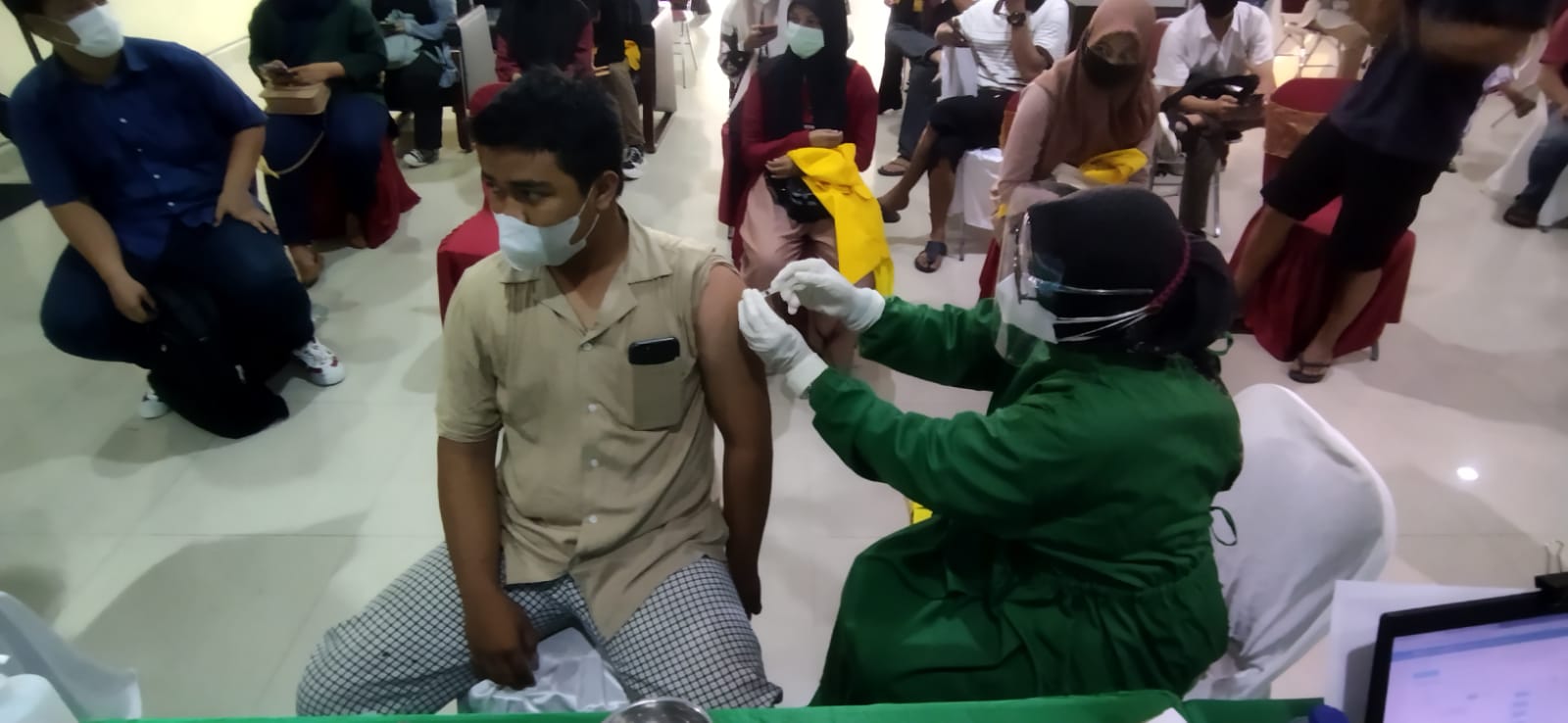 Mengejar Target Herd Immunity, Pemprov Riau Alokasikan 1.500 Vaksinasi di Unilak