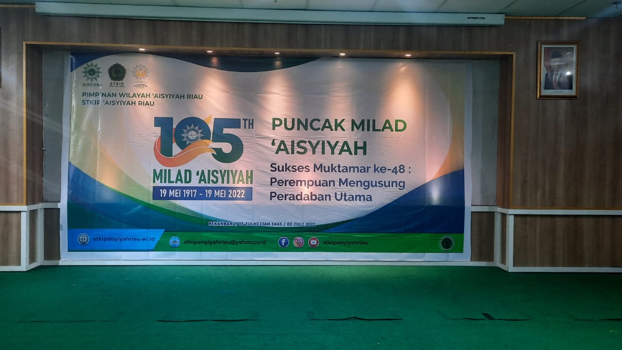 Besok, PW 'Aisyiyah Riau akan Gelar Resepsi Puncak Milad ke-105 Secara Offline dan Online