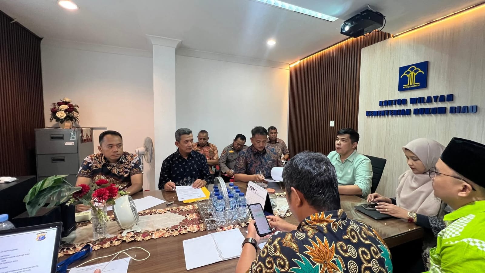 Kemenkum dan Polda Riau Matangkan PKS Perkuat Akses dan Kesadaran Hukum Masyarakat