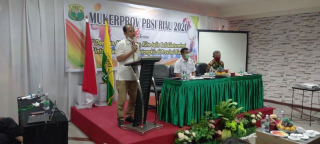 PBSI Riau Gelar Mukerprov, Kadispora: Kalau Untuk Bulutangkis, Kita Siap Dukung Secara Penuh