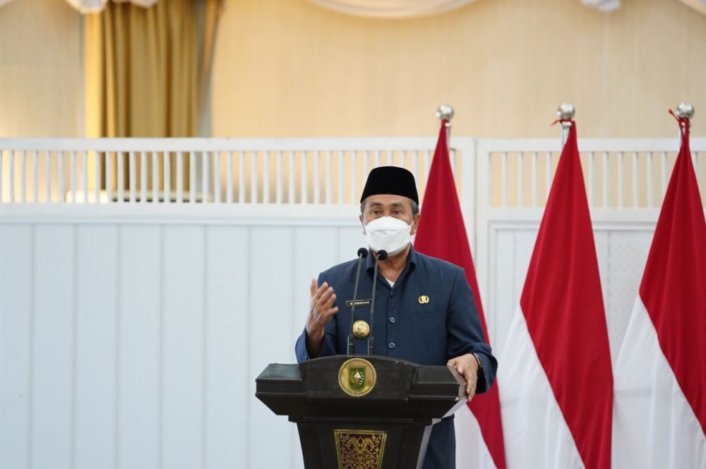 Lantik Kepala OPD, Gubri: Saya Harapkan Saudara Bisa Bekerja Keras