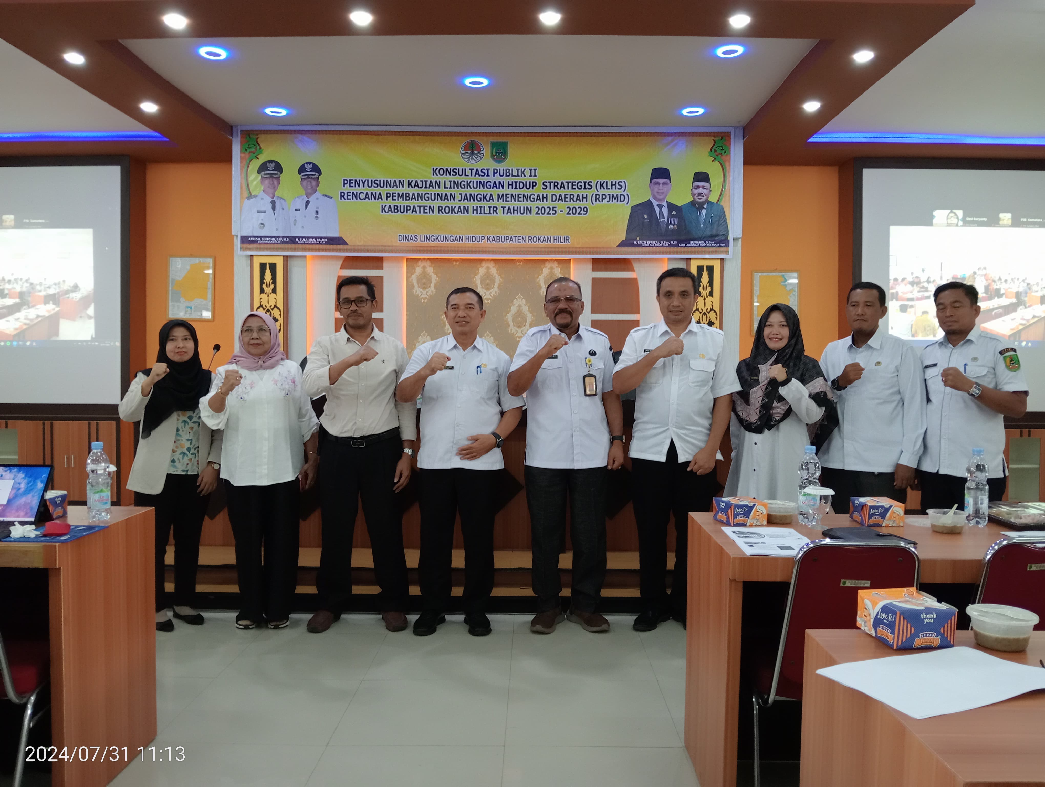 Pemkab Rohil Gelar Konsultasi Publik ll Penyusunan KLHS dan RPJMD 2025-2029