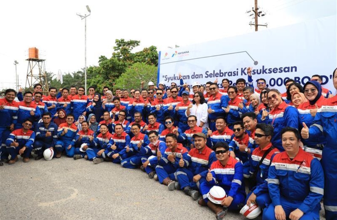 Produksi Lapangan Petani Blok Rokan Tembus 10.000 BOPD, PHR Gelar Syukuran