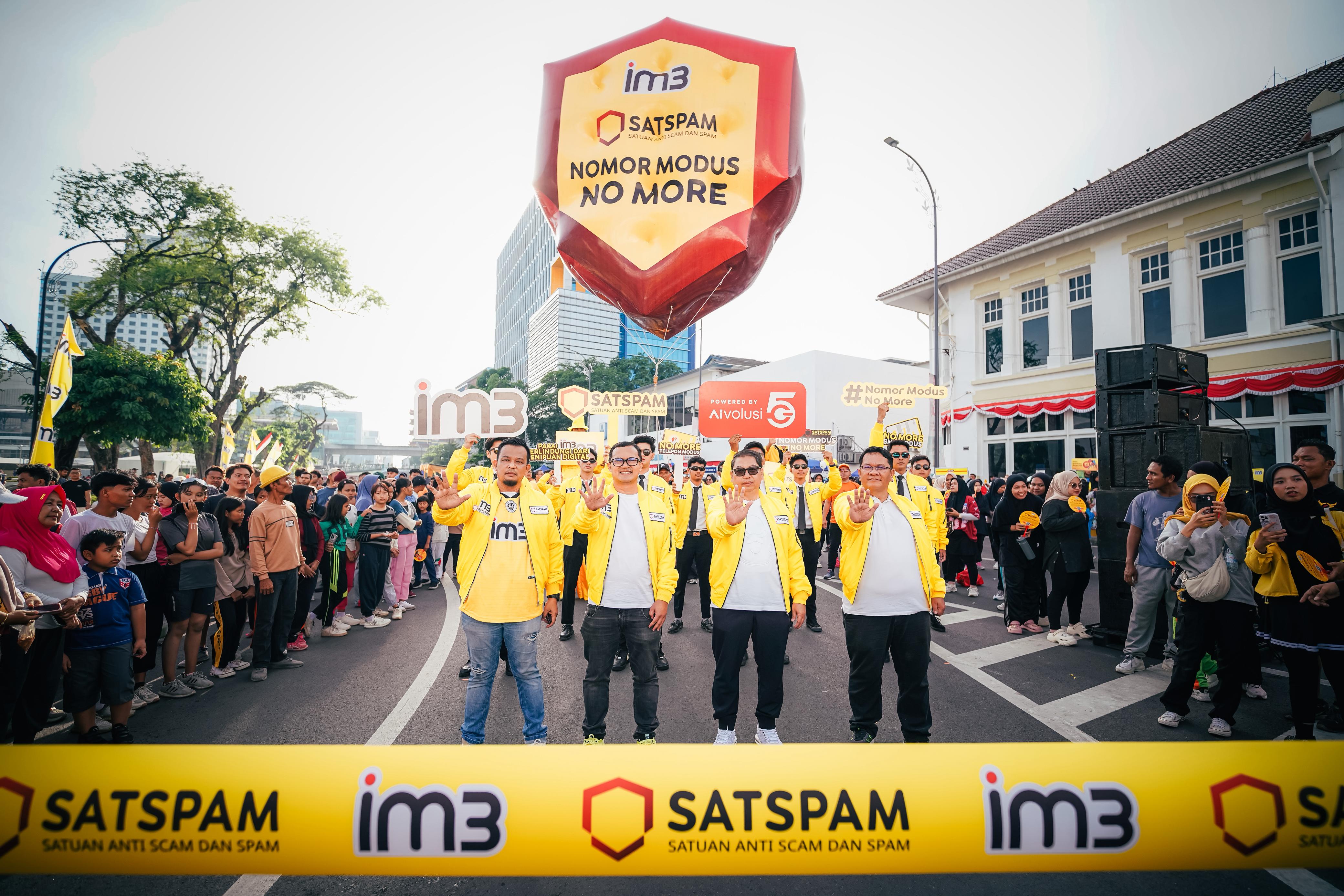 Lindungi Masyarakat dari Penipuan Digital, Indosat Parade IM3 SATSPAM di Medan