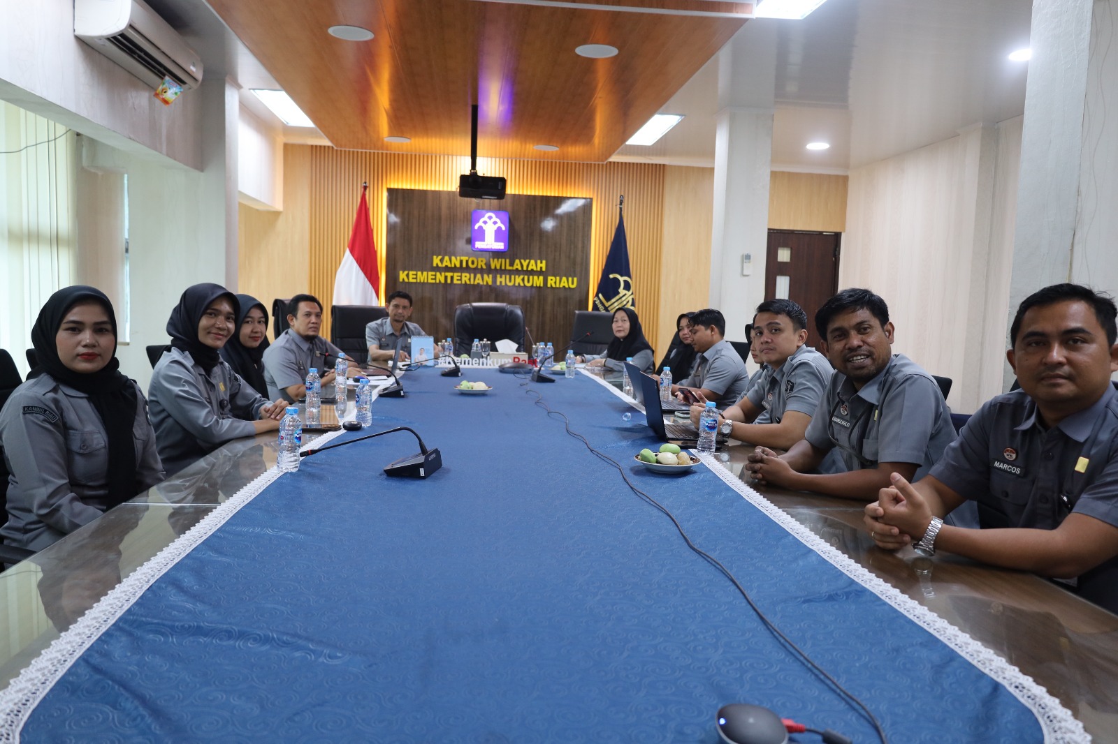 Kanwil Kemenkum Riau Perkuat Akurasi Data Hukuman Disiplin dan Pengaduan Masyarakat