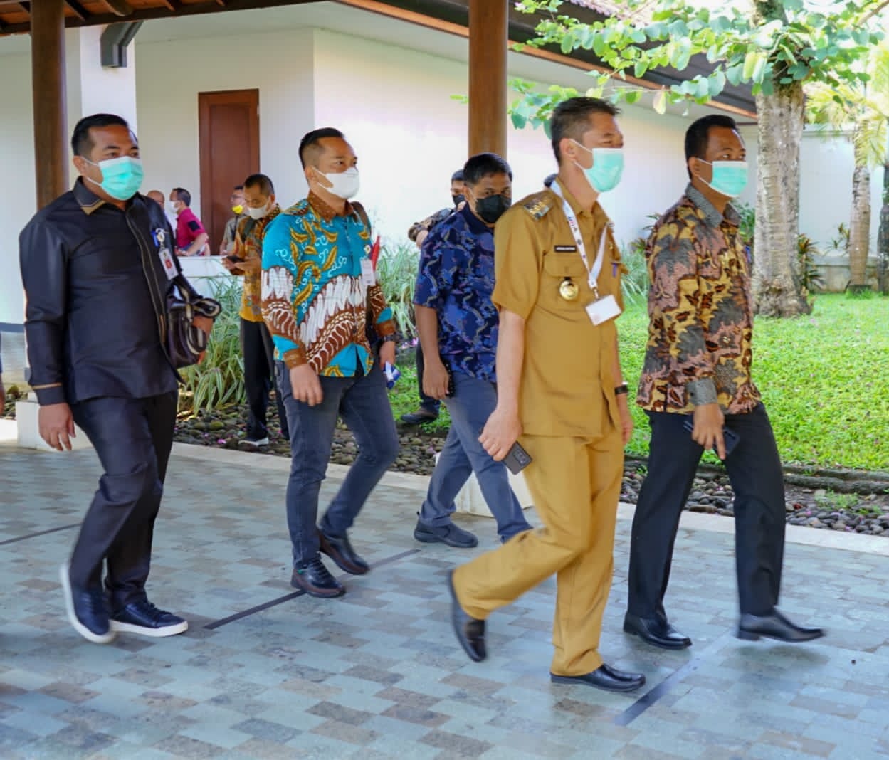 Bupati dan Wabup Rohil Hadiri Rakornas Arahan Presiden Jokowi
