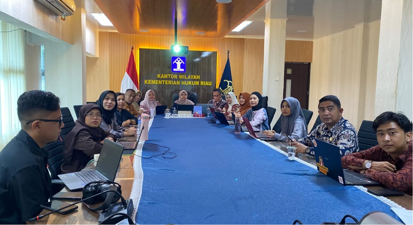 Perkuat Responsivitas Pelayanan Publik, Kemenkum Riau Ikuti Forum “PASTI ADA SOLUSI” Episode 12