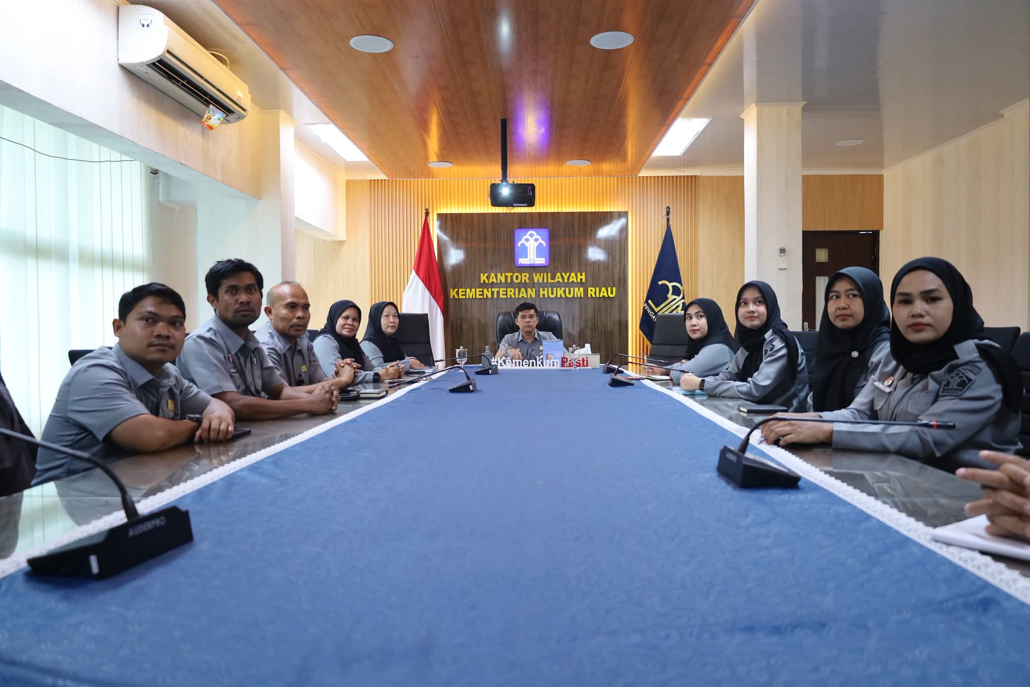 Kanwil Kemenkum Riau Ikuti Kesiapan Program Pemagangan Nasional Angkatan II Tahun 2026