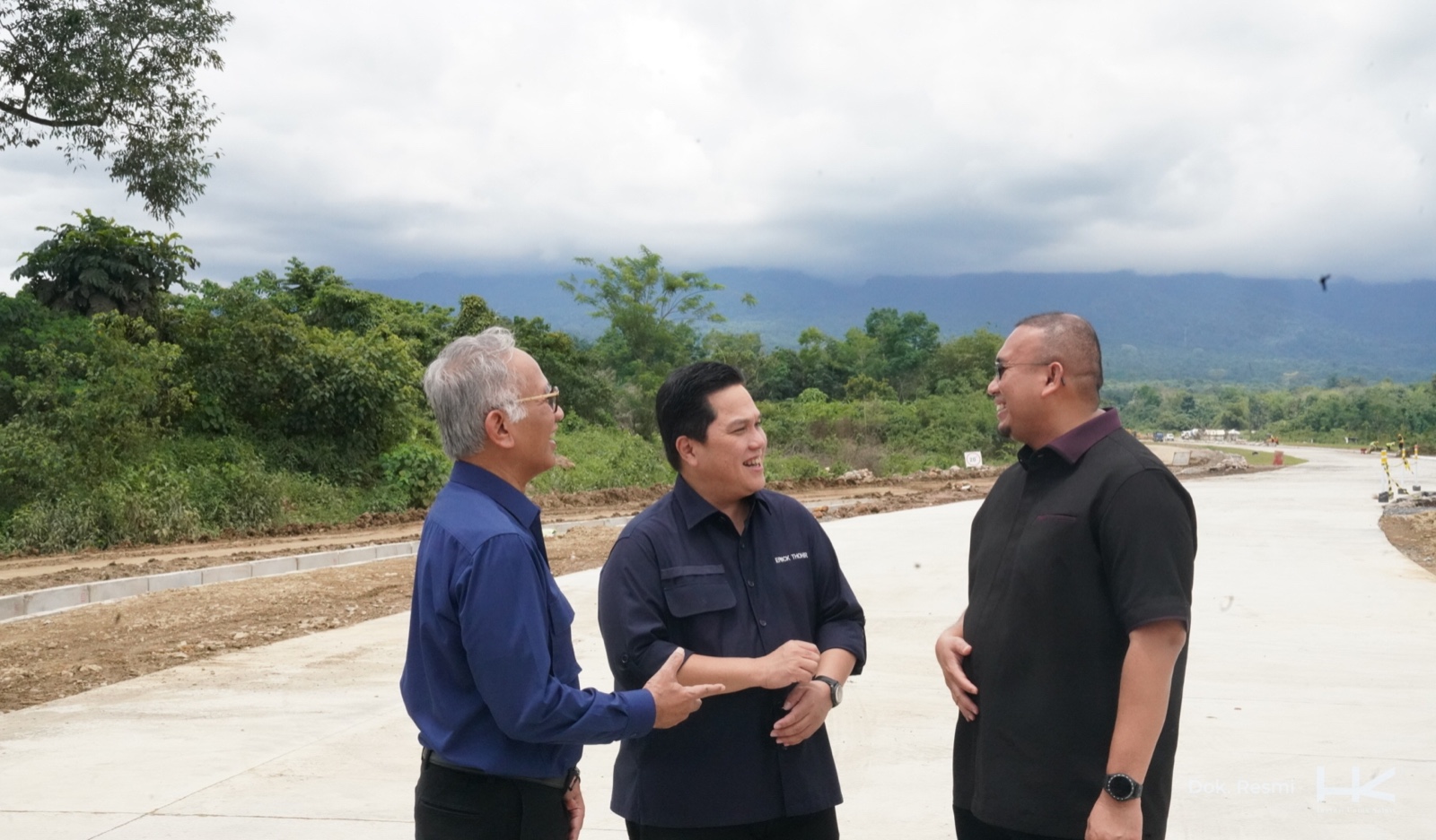 Tinjau Proyek Tol Padang-Sicincin, Erick Tohir: Ini Pasti akan Meningkatkan Multiplier Effect Pertumbuhan Ekonomi di Sumbar