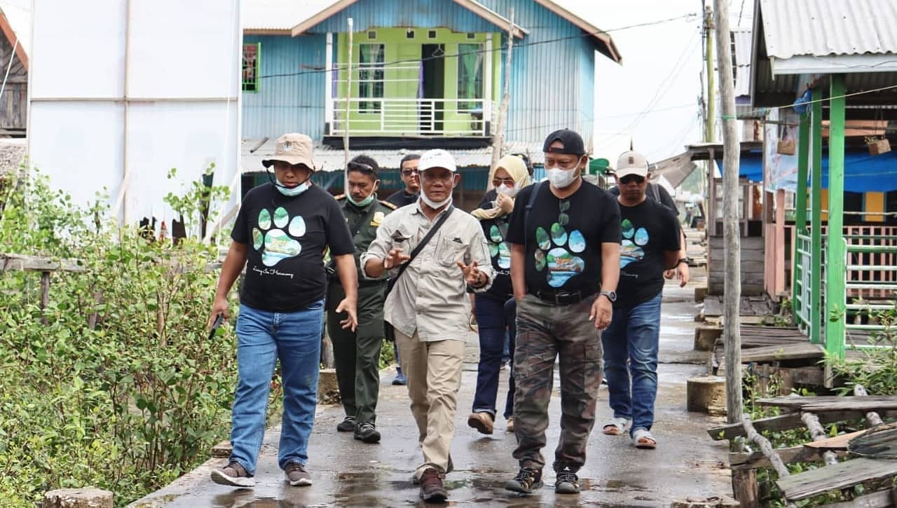 Kepala Balai Besar KSDA Riau Survey Lokasi Kawasan Ekosistem Esensial di Inhil
