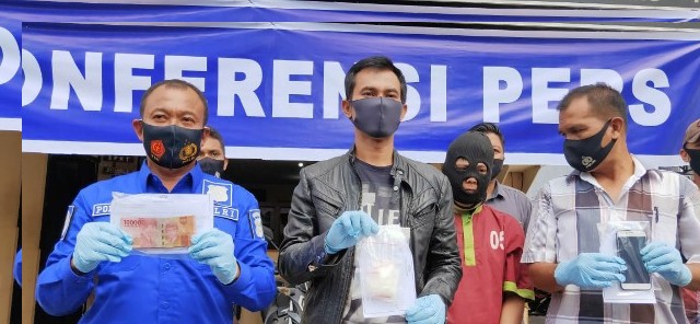 Diduga Edarkan Narkotika, AP alias AT Diamankan Polsek Pekanbaru Kota