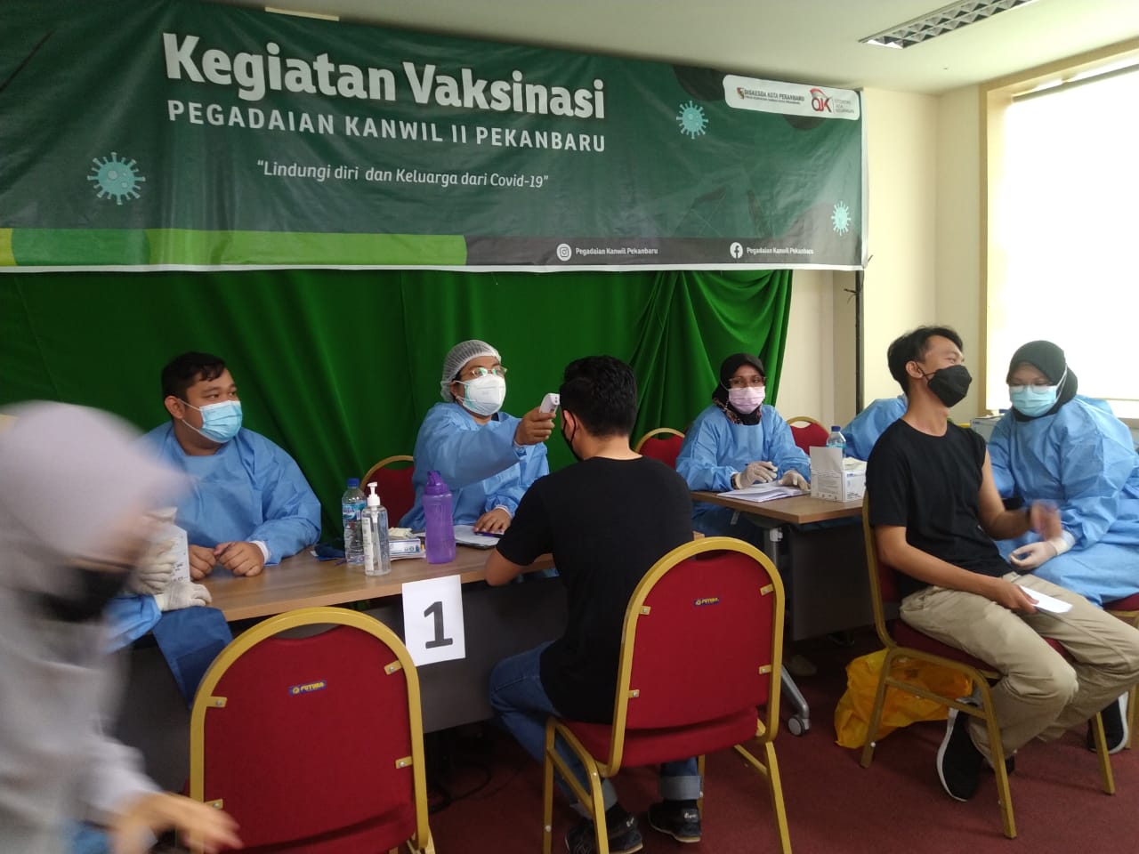 Kerjasama dengan OJK, 232 Karyawan dan Keluarga Pegadaian Jalani Vaksinasi Sinovac Tahap I