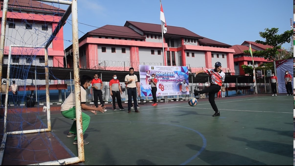 Rutan Kelas I Pekanbaru Gelar Pekan Olahraga dan Seni Narapidana