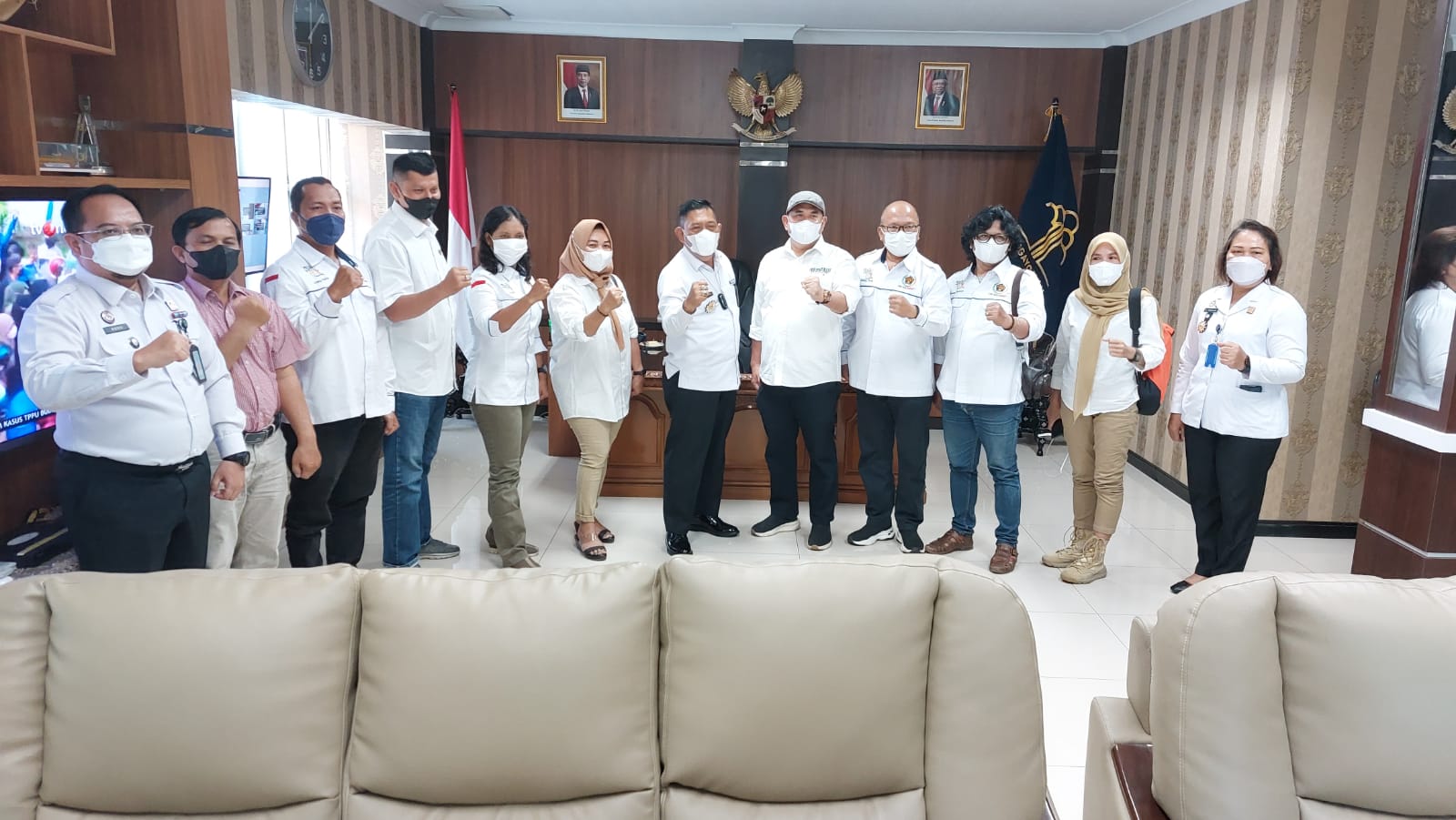 Anjangsana ke Kanwil Kemenkumham Riau, Zulmansyah: PWI Siap Support Bangun Citra Positif