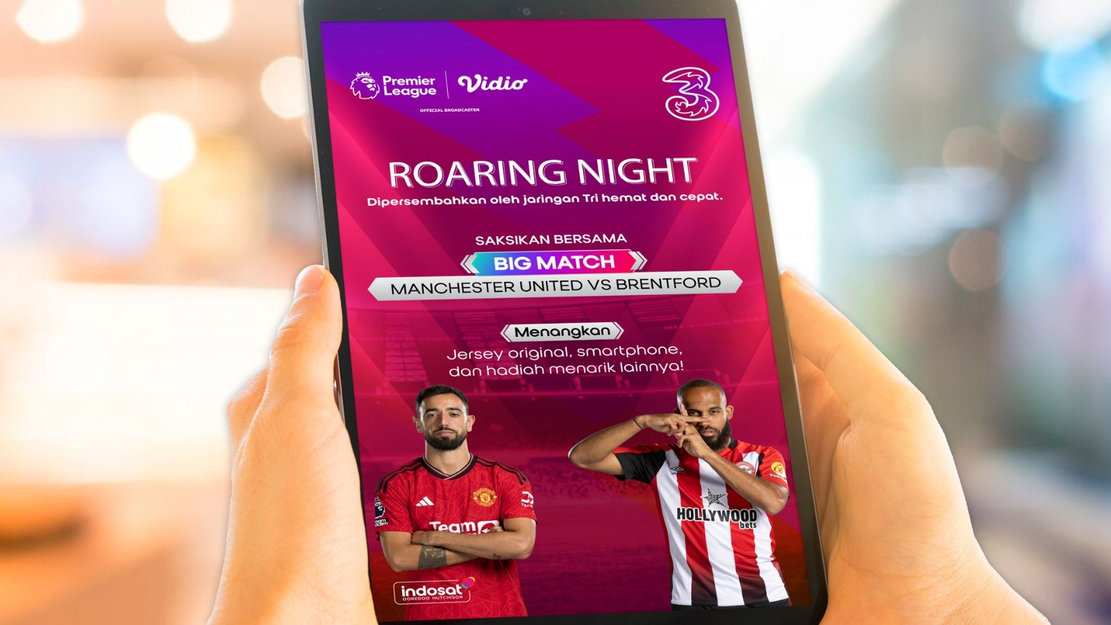 Tri Bersama Vidio dan VIVO Kolaborasikan Layanan Digital