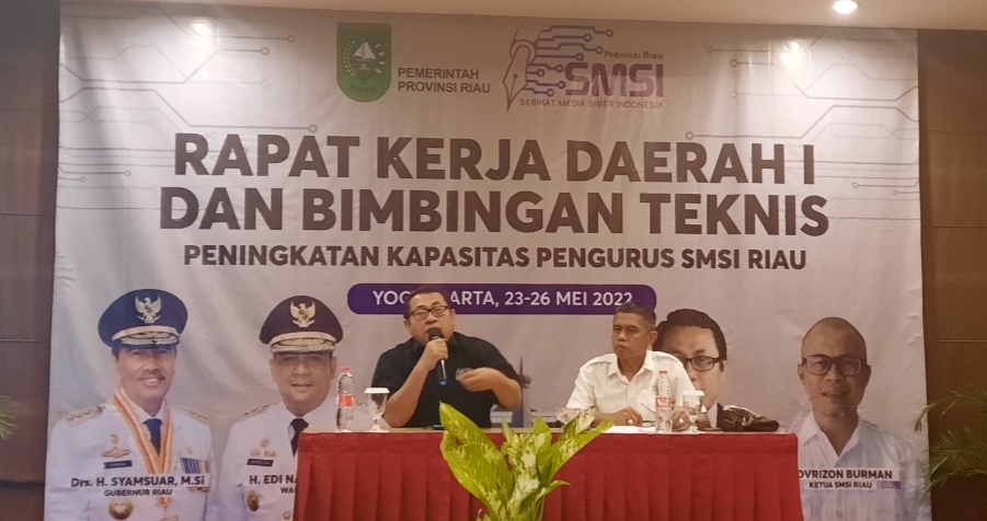 SMSI Riau Gelar Rakerda dan Bimtek di Yogyakarta, Firdaus: Pertama Buat Sejarah di Indonesia