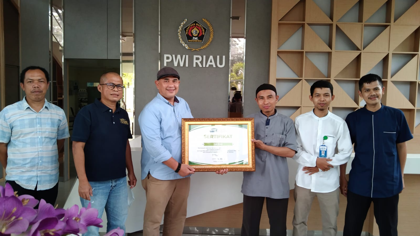 Zulmansyah Ajak Rumah Yatim Bekerjasama dengan PWI Riau Peduli