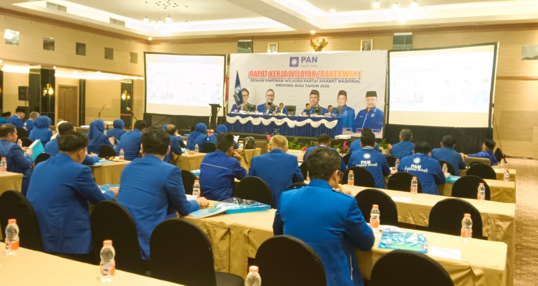 Rakerwil I PAN Riau Hasilkan Sejumlah Rekomendasi, Sahidin: Jika Kita Solid dan Kompak, Kerja Mudah Dapat Dilaksanakan
